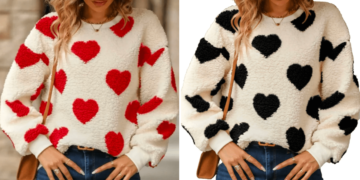 Wear Your Heart on Your Sleeve With This Fuzzy Sweater