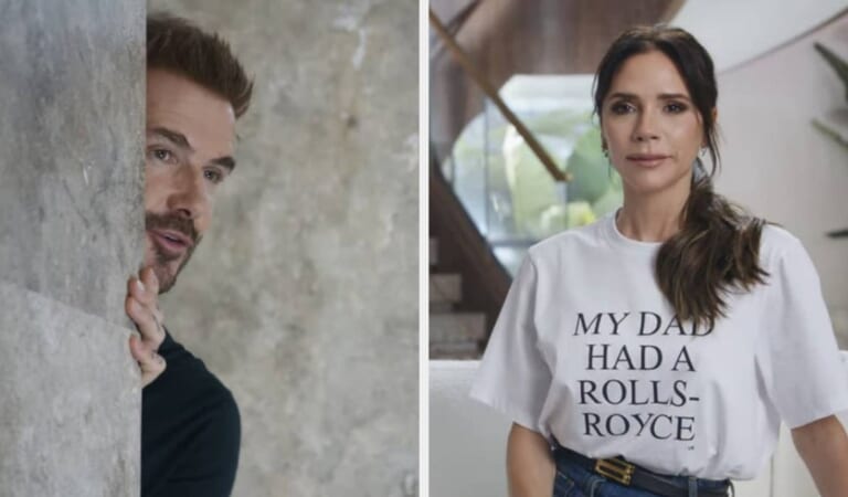 David And Victoria Beckham Are Being Praised For Their “Priceless” Sense Of Humor After They Recreated That Iconic “Be Honest” Meme For A New Commercial