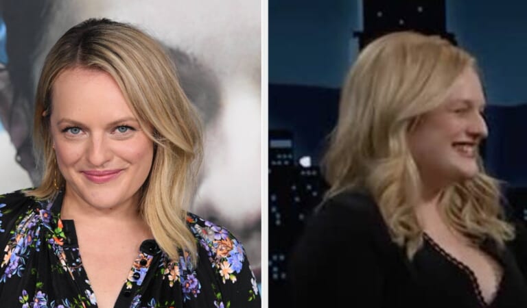 Elisabeth Moss Revealed That She's Pregnant With Her First Child On "Jimmy Kimmel Live"