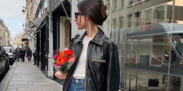 8 French Girl–Approved Black-Leather-Jacket Outfit Ideas
