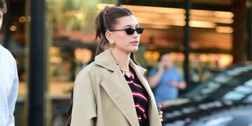 Hailey Bieber's Colorful Flat Shoes Transformed Her Outfit