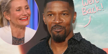Jamie Foxx Spotted On Back In Action Set Alongside Cameron Diaz For The First Time Since Health Scare!