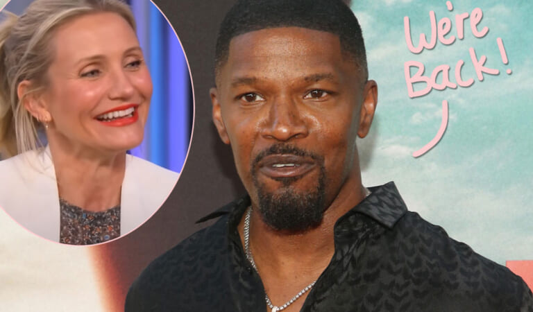 Jamie Foxx Spotted On Back In Action Set Alongside Cameron Diaz For The First Time Since Health Scare!