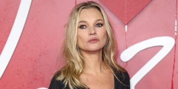 Kate Moss Wore a Sheer Lace Dress to Her 50th Birthday Party