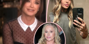 Kyle Richards Steps Out For Lunch With Morgan Wade & Sister Kathy Hilton!