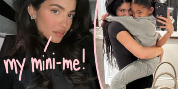 Kylie Jenner & Stormi Webster's Adorable Twinning Moment At Paris Fashion Week!