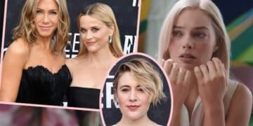 Margot Robbie Greta Gerwig Barbie Oscar Snubs Jealous A-List Stars Jennifer Aniston Reese Witherspoon