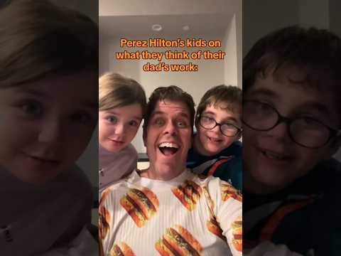 Perez Hilton’s Kids On What They Think Of Their Dad’s Work!