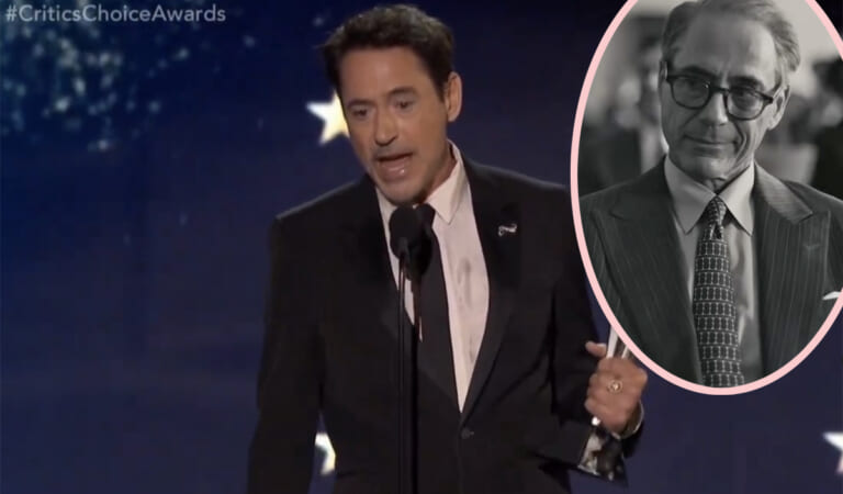 Robert Downey Jr. Reads Past Bad Reviews In HYSTERICAL Critics Choice Awards Speech!