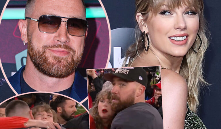 Taylor Swift Mocked By Ravens, But Chiefs Get Last Laugh With Win – & She Gets Postgame Kiss From Travis Kelce!