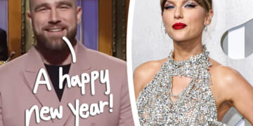 Taylor Swift & Travis Kelce Go For Romantic Drive After HAWT New Year's Eve Kiss!
