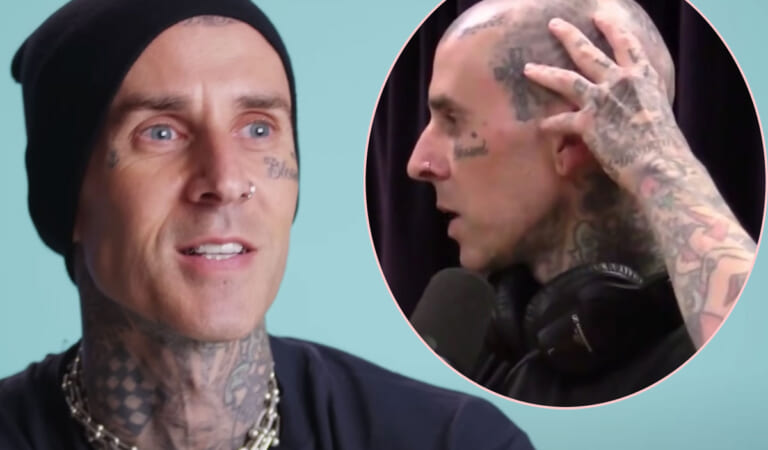 Travis Barker Somehow Makes Room For NEW Head Tattoo – See The Pics!
