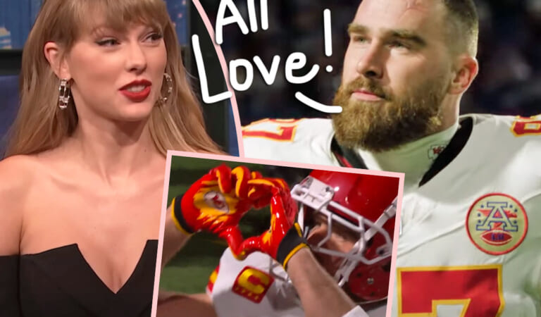 Travis Kelce Reveals Why He REALLY Flashed Taylor Swift’s Signature Heart Hands At Chiefs Game!