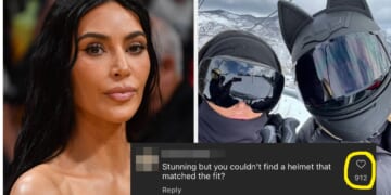 A Source Responded After Kim Kardashian Was Criticized For Skiing Without A Helmet