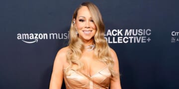 Mariah Carey Wears Naked Corset Dress at Recording Academy Honors