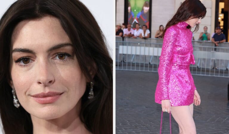 A Video Of Anne Hathaway Meeting Fans Has Sparked A Debate About If She Was Being Rude Or Not