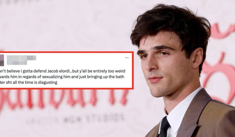 People Are Calling Out The Over-Sexualization Of Jacob Elordi After He Allegedly Assaulted A Radio Producer For Asking For His Bathwater