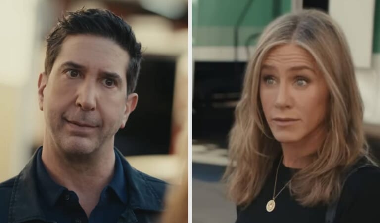 Jennifer Aniston And David Schwimmer Just Reunited In A Star-Studded Super Bowl Commercial, And “Friends” Fans Are Overjoyed