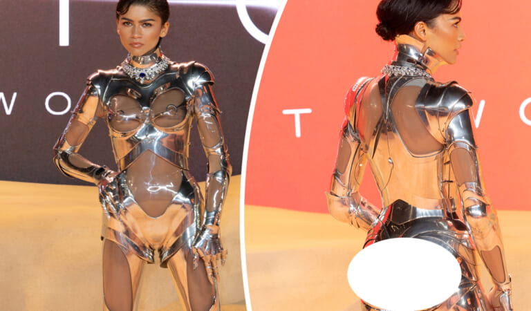 Zendaya (& Her Butt Cheeks) Makes RED CARPET HISTORY At Dune Part Two Premiere! LOOK!