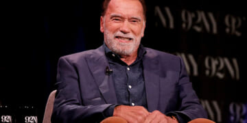 Arnold Schwarzenegger was told he'd 'never be a leading man' because of his accent. He's in on the joke with new Super Bowl ad.