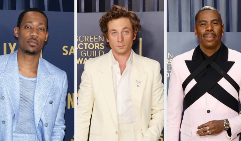 Famous Men Redefine Tuxedo Style at 2024 SAG Awards