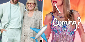 Is Travis Kelce Following Taylor Swift Around On Tour After The Super Bowl?! His Mom Is Dropping Hints!