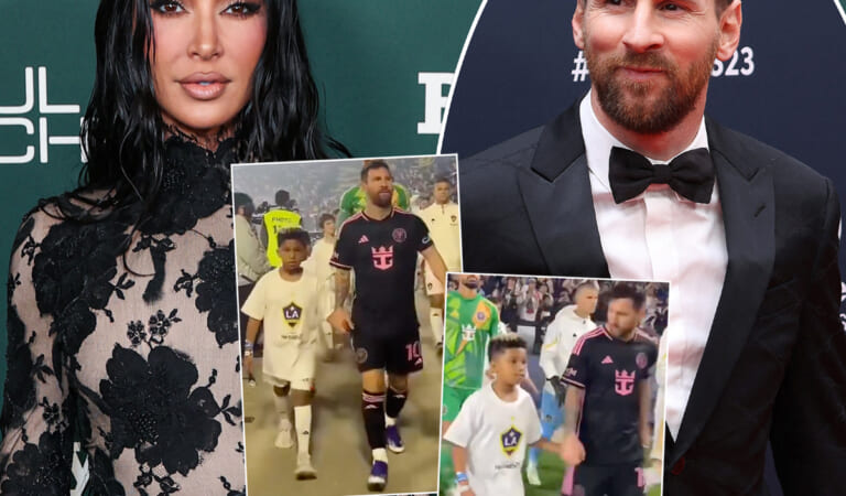 Kim Kardashian Facing HUGE Backlash For 8-Year-Old Saint West Holding Hands With Lionel Messi!