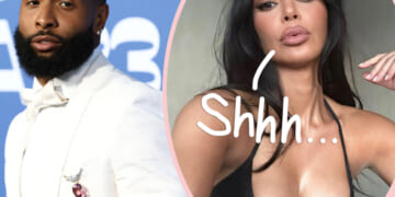 Kim Kardashian & Odell Beckham Jr. Link Up At Pre-Grammys Bash! And After In Secret Parking Garage Meet??