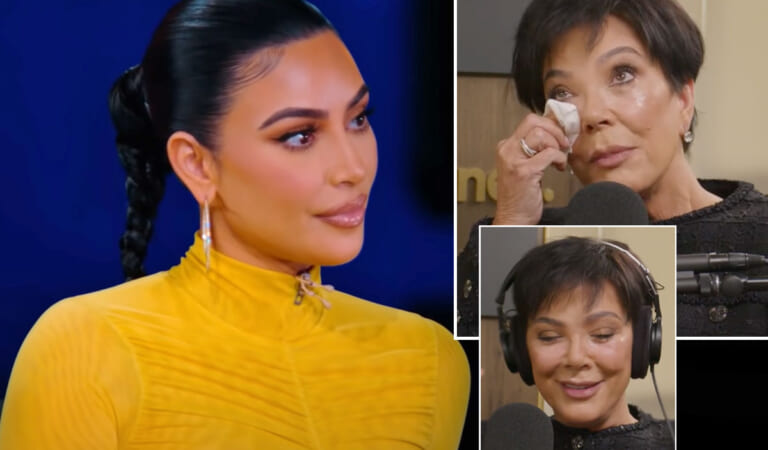 Kris Jenner Can’t Hold Back Tears While Listening To Kim Kardashian Gush About How She’s The ‘Greatest Mom’! Watch!