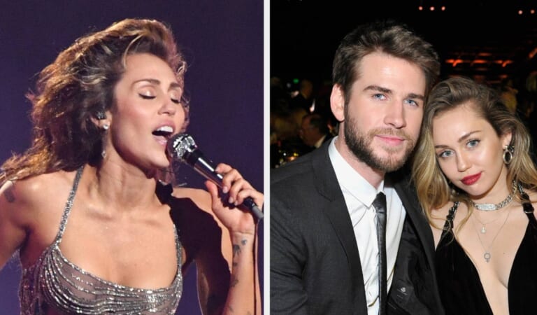 Miley Cyrus Seemingly Shades Liam Hemsworth At Grammys, Fans React