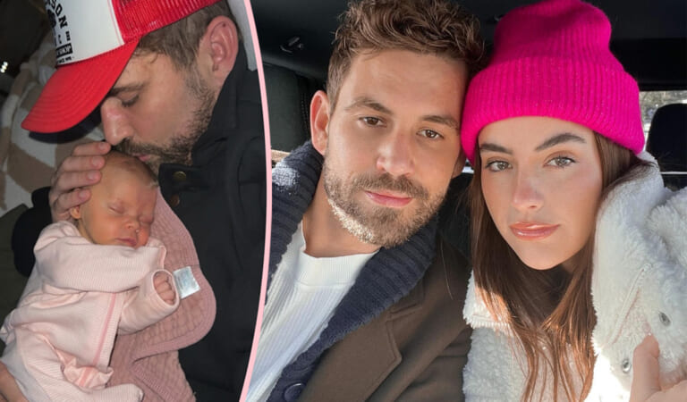 Nick Viall & Natalie Joy Share ‘Extremely Painful’ Details Of Daughter River Rose’s Birth!