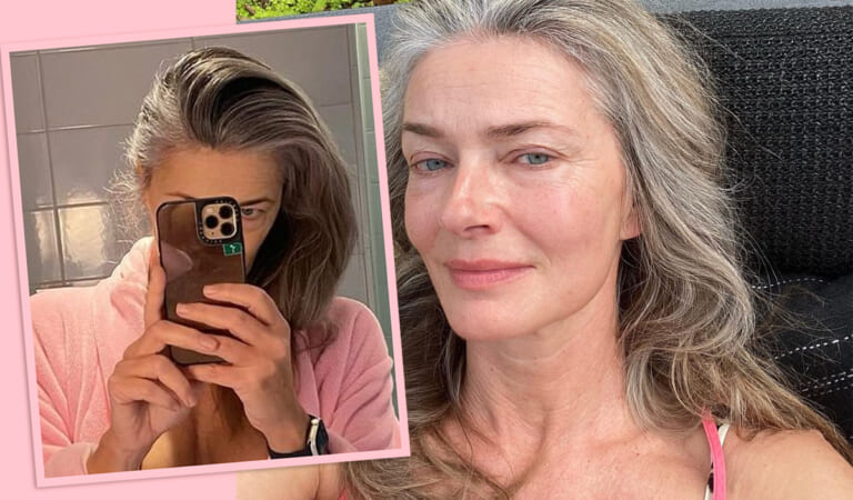 Paulina Porizkova Shows Off Scars From Hip Replacement Surgery In Nearly Naked Post!