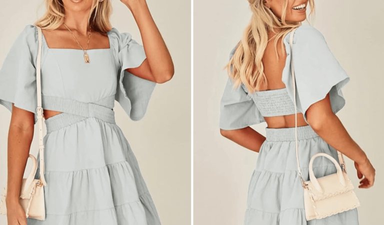 Rock This Airy Little Mini Dress for a Breezy Early Spring Look