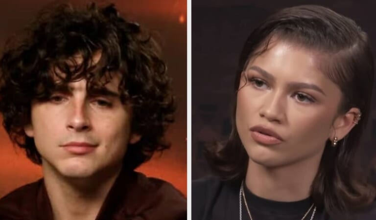 Stop Asking Zendaya And Timothée Chalamet About Their Dune Kissing Scenes