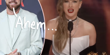 Taylor Swift Didn't Thank BF Travis Kelce During Either Of Her Grammys Acceptance Speeches! Bad Sign?!
