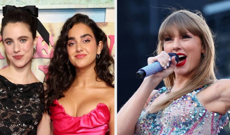 Taylor Swift Gave Geraldine Viswanathan Her Purse, And Now Margaret Qualley Weighed In On The Whole Encounter