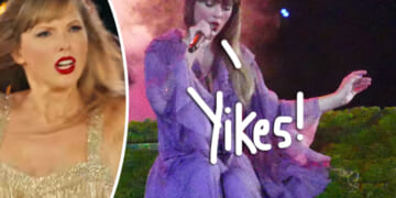Taylor Swift Suffers Another Mishap During Eras Tour – Nearly FALLS OFF Folklore Cabin!