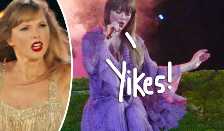 Taylor Swift Suffers Another Mishap During Eras Tour In Japan – Nearly FALLS OFF Folklore Cabin!
