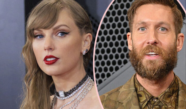 Watch Taylor Swift’s Ex Calvin Harris React To Her Grammys Entrance!