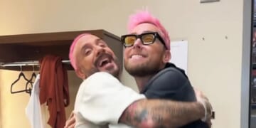 Lance Bass and AJ McLean Debut Matching Pink Hair: 'Girl Dads'