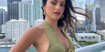 Camila Mendes Dressed Up Her Levi's With This Going-Out Top
