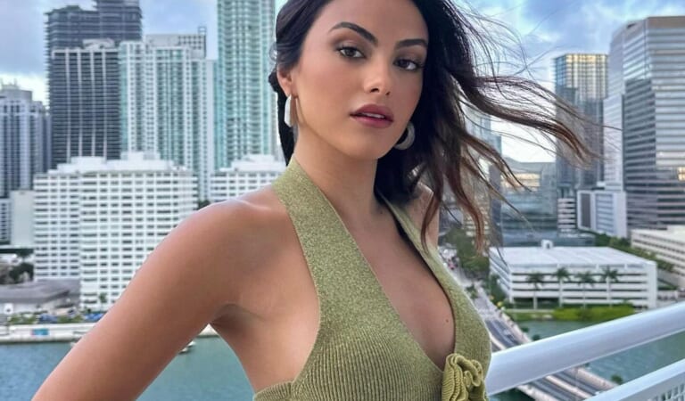 Camila Mendes Dressed Up Her Levi’s With This Going-Out Top