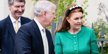 Prince Andrew and Ex-Wife Sarah Ferguson Attend Royal Easter Service