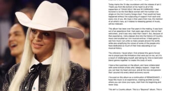 Beyoncé Said Cowboy Carter Album Inspired By Not Feeling Welcomed In Country Music