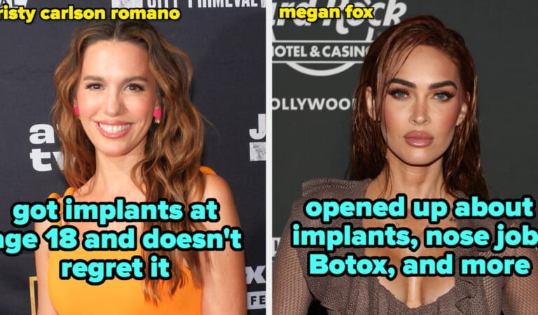 Celebrities Share Plastic Surgery Experiences and Regrets
