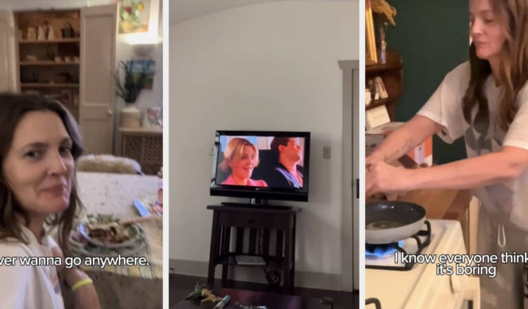 Drew Barrymore Shows Off Her Normal Home After Viral Living Room