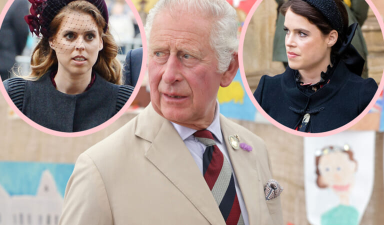 Princess Beatrice & Eugenie ‘Very Upset’ With King Charles Right Now – Here’s Why!