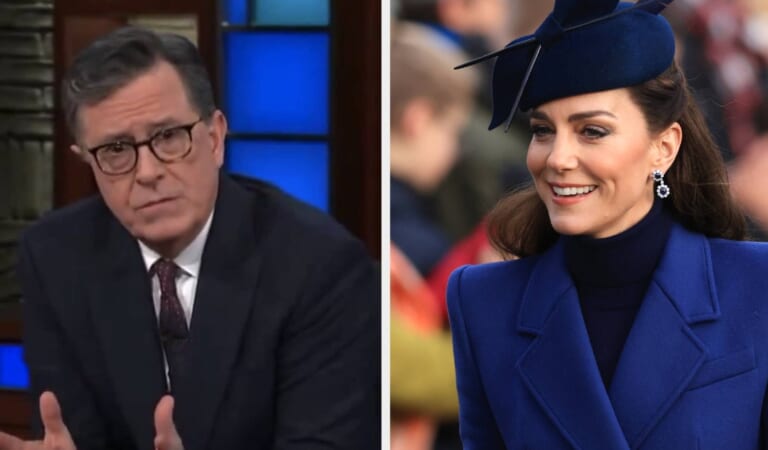 Stephen Colbert Talks Kate Middleton Jokes