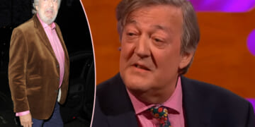 Stephen Fry Says He Threw Up ‘FIVE TIMES A DAY’ While Using Ozempic To Lose Weight!