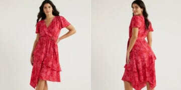 This 'Pretty' Sofia Vergara-Approved Faux Wrap Dress Is Only $26